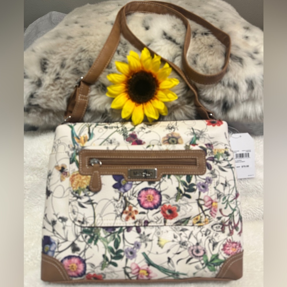 NWT MultiSac Floral Crossbody Bag